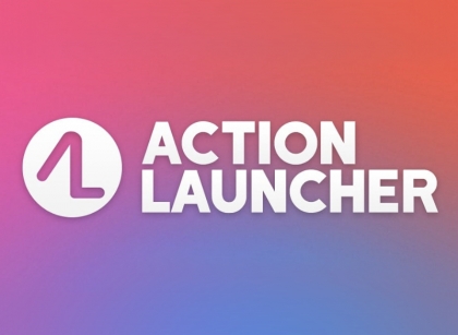 Action Launcher ze "stosami" widżetów